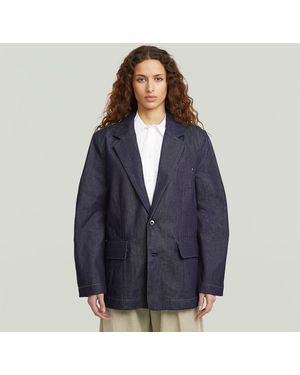 G-Star Oversized Blazer - Blue