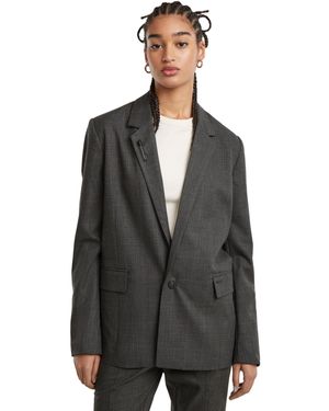 G-Star Check Boyfriend Blazer - Grey