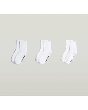 G-Star Anklet Sock 3Er-Pack - Weiß