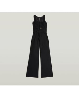 G-Star High Waist Jumpsuit - Schwarz