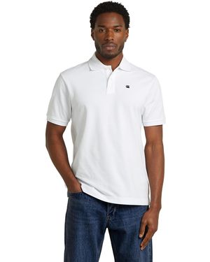 G-Star Oluv Regular Polo - White