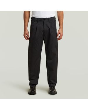 G-Star Pleated Loose Tapered Chino - Black