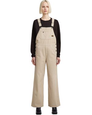 G-Star Straight Dungaree - Natural