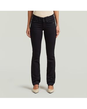 G-Star Midge Slim Straight Jeans - Black
