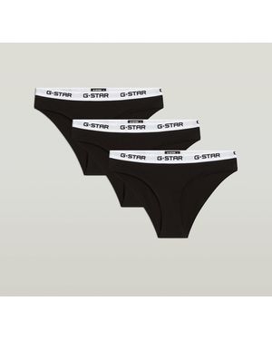 G-Star Hipster Brief 3Er-Pack - Schwarz