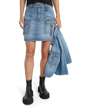 G-Star Viktoria Utility Mini Skirt - Blue