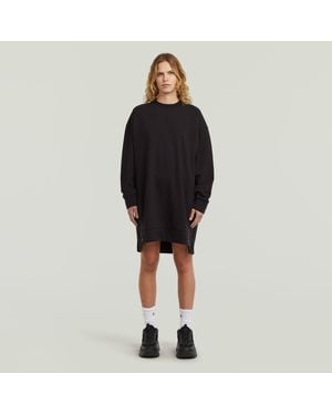 G-Star Biker Zip Sweater Dress - Black