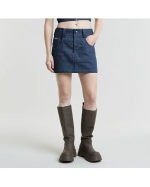 G-Star G-Star Origins Bowey Selvedge Rok - Blauw