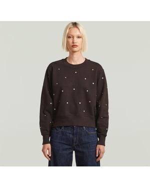 G-Star Sweat Heritage Hardware Loose - Noir