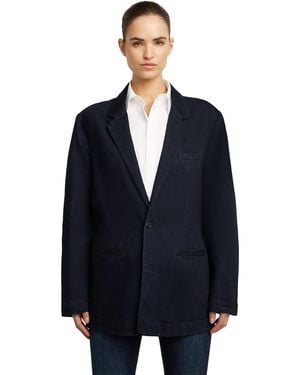 G-Star Oversized Denim Blazer Worn - Blue