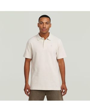 G-Star Structured Polo - Natural