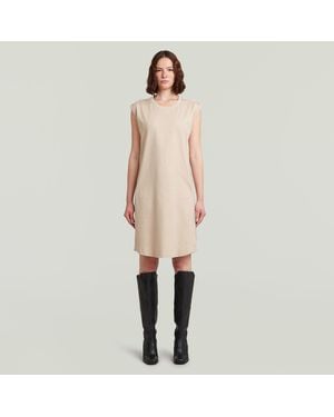 G-Star Seam Detail Loose Jurk - Naturel