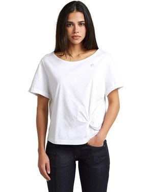 G-Star Knot Top - White