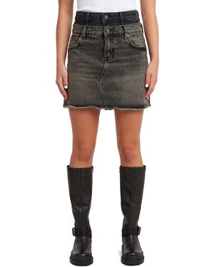 G-Star Carter Double Waistband Mini Skirt - Green