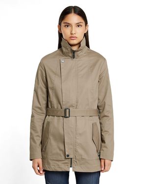 G-Star Short Trench Coat - Brown