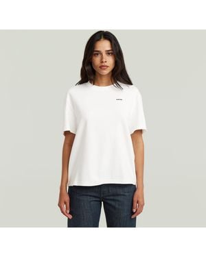 G-Star Logo T-Shirt - White