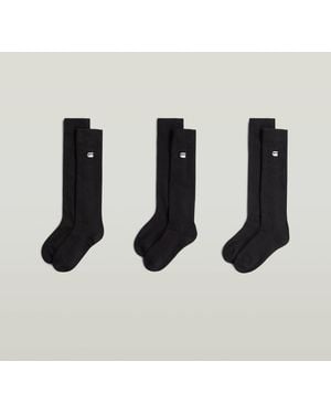 G-Star Sloughy Socks 3Er-Pack - Schwarz