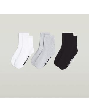 G-Star Anklet Sock 3-Pack - Multicolor
