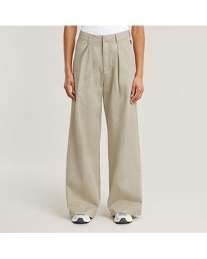 G-Star Fluid Wide Leg Pants - Natural
