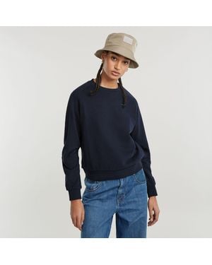 G-Star Sleeve Construction Sweater - Blue
