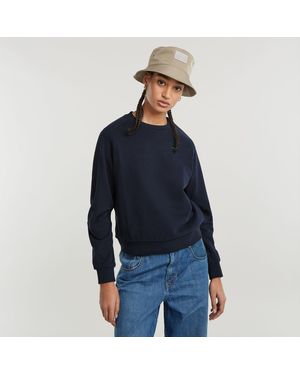 G-Star Sleeve Construction Sweater - Blauw