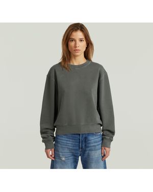 G-Star Washed Relaxed Sweater - Grijs
