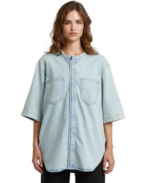 G-Star Carter 2-Pocket Denim Shirt - Blue
