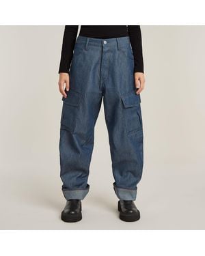 G-Star Cargo 3D Boyfriend Pants - Blue