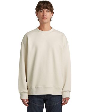 G-Star Gs-01 Relaxed Sweater - White