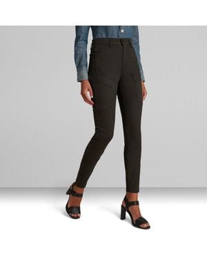 G-Star High G-Shape Cargo Skinny Pants - Black