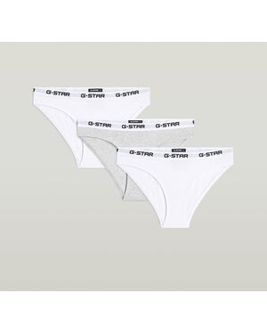 G-Star Hipster Brief 3Er-Pack - Weiß