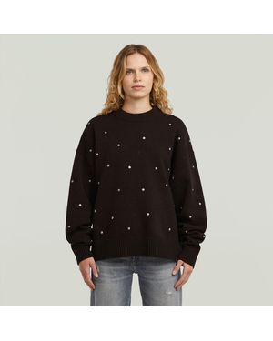 Hand Sprayed Hooded Loose Sweatshirt | Grün | RAW® DE