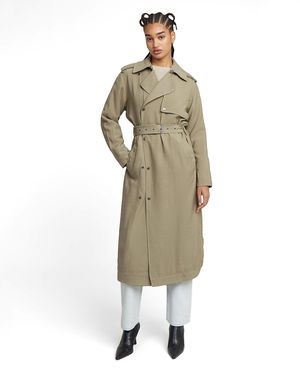 G-Star Fluid Trench Coat - Green