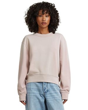 G-Star Washed Relaxed Sweater - White