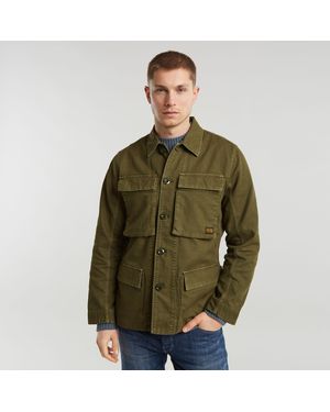G-Star 4 Pocket Overshirt - Green