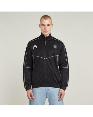 G-Star Haut Football Track Zip Thru - Noir