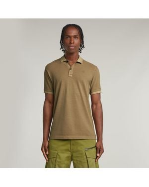 G-Star Dunda Overdyed Slim Polo - Green