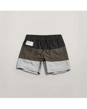 G-Star Dirik Color Block Swim Shorts - Black