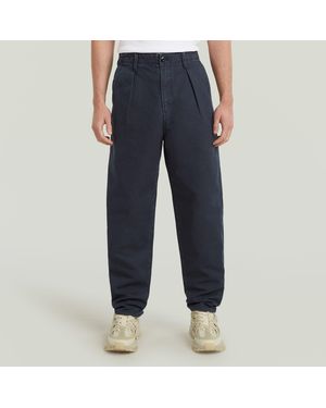 G-Star Pleated Chino Relaxed Tapered - Blue