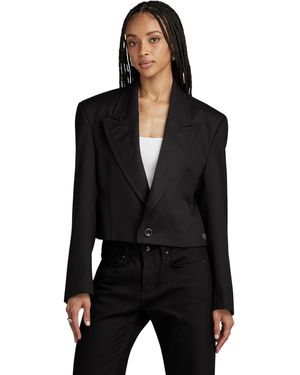 G-Star G-Star Raw Cropped Blazer - Black