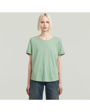 G-Star Rolled Up Boyfriend T-Shirt - Green