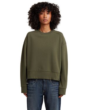 G-Star Biker Zip Sweater - Green