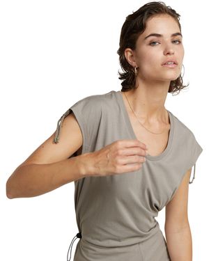 G-Star Riveted Flared Jumpsuit - Natural