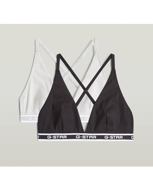 G-Star Multiway Triangle Bralette Set Van 2 - Zwart
