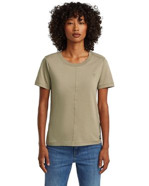 G-Star Front Seam T-Shirt - Natural