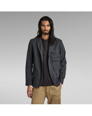 G-Star Stacked Pocket Blazer - Black