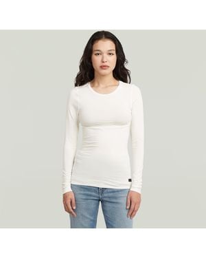 G-Star 2Nd Skin Long Sleeve T-Shirt - White