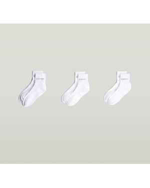 G-Star Anklet Sock 3Er-Pack - Weiß