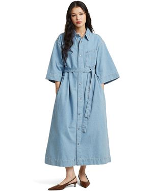 G-Star Carter Denim Shirt Dress - Blue