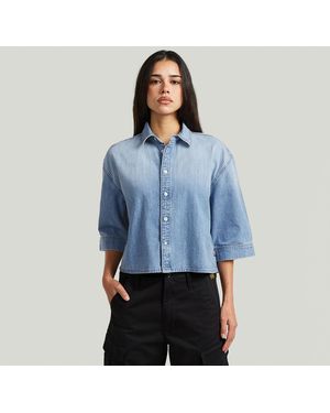 G-Star Boxy Blouse - Blauw